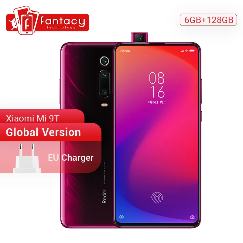 Глобальная версия Xiaomi mi 9 T 9 T Red mi K20 6GB 128GB восьмиядерный смартфон Snapdragon 730 6,39 ''AMOLED дисплей 48MP камеры NFC