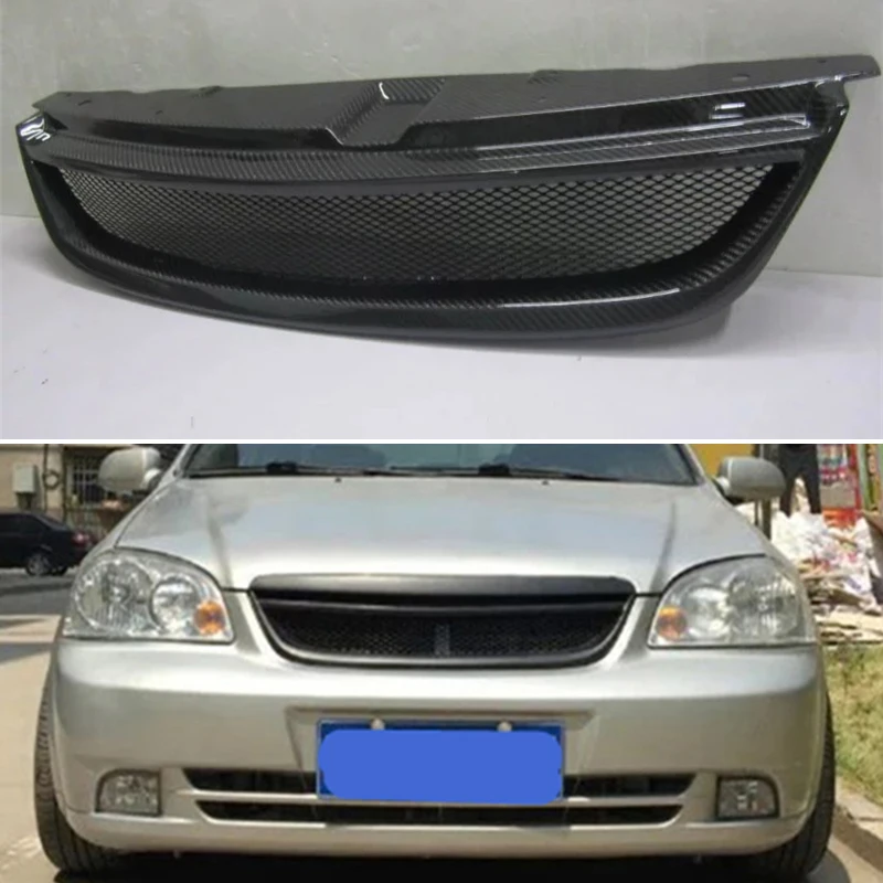 Передний бампер для Daewoo Lacetti 2003-2007 лет аксессуары гриля углеродное волокно