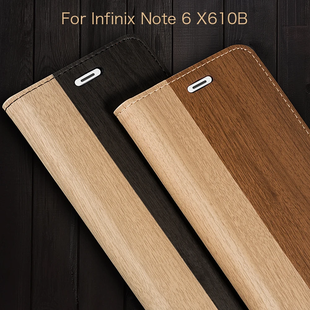 

PU Leather Wallet Phone Case For Infinix Note 6 X610B Flip Case For Infinix Note 6 Business Case Soft TPU Silicone Back Cover