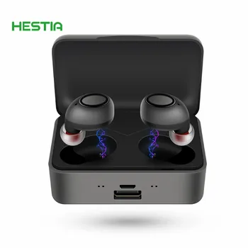 

HESTIA TWS Bluetooth 5.0 Wireless Headphones Earphones 9D Stereo Sport Waterproof Wireless Earphone Headset With Microphone