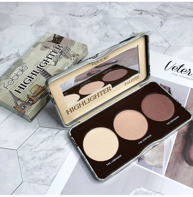 3 цветной маркер для лица бронзаторы палитра макияж GlowKit контур лица мерцающая пудра основа для тела осветитель изюминка косметика