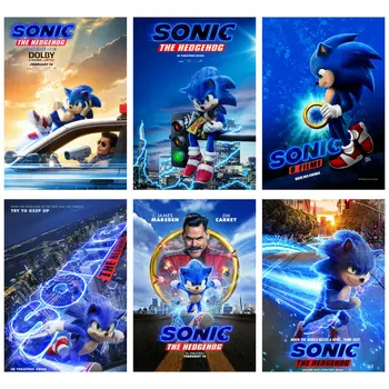 

250GSM Paper Card Custom DIY Painted Wallpaper 2020 Moive Sonic The Hedgehog Sonic Boom Sonic X