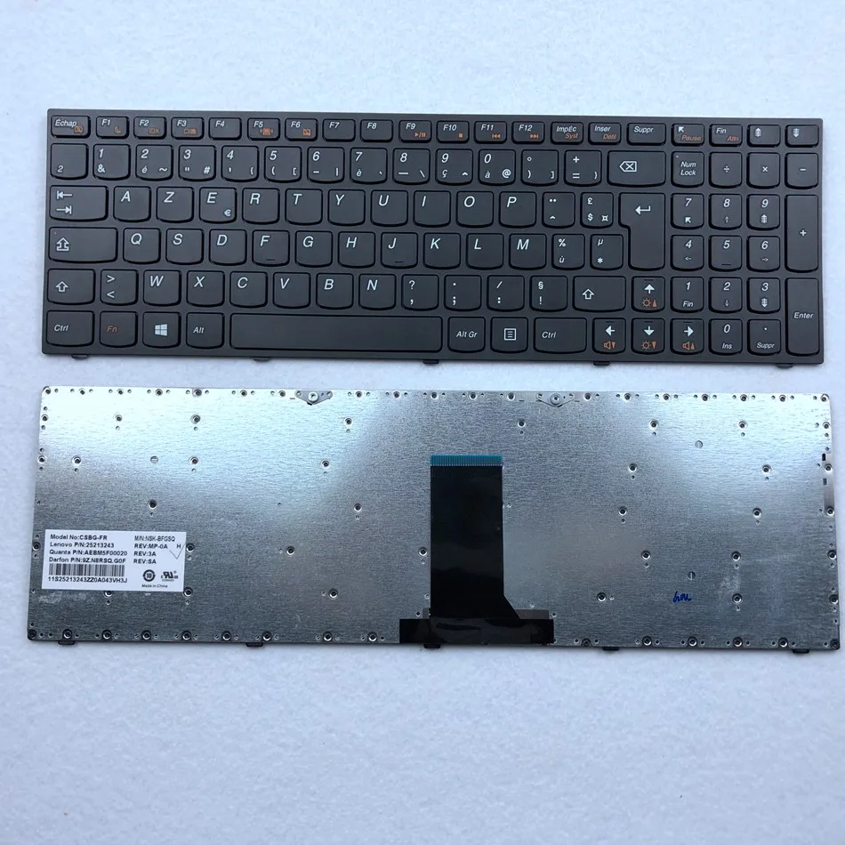 Русская Скандинавская французская турецкая Клавиатура для ноутбука Lenovo B5400 B5400A