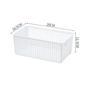 

Solid Cut-out Plastic Storage Basket, Simple Home Accessories for Snack and Scattered Items Storage