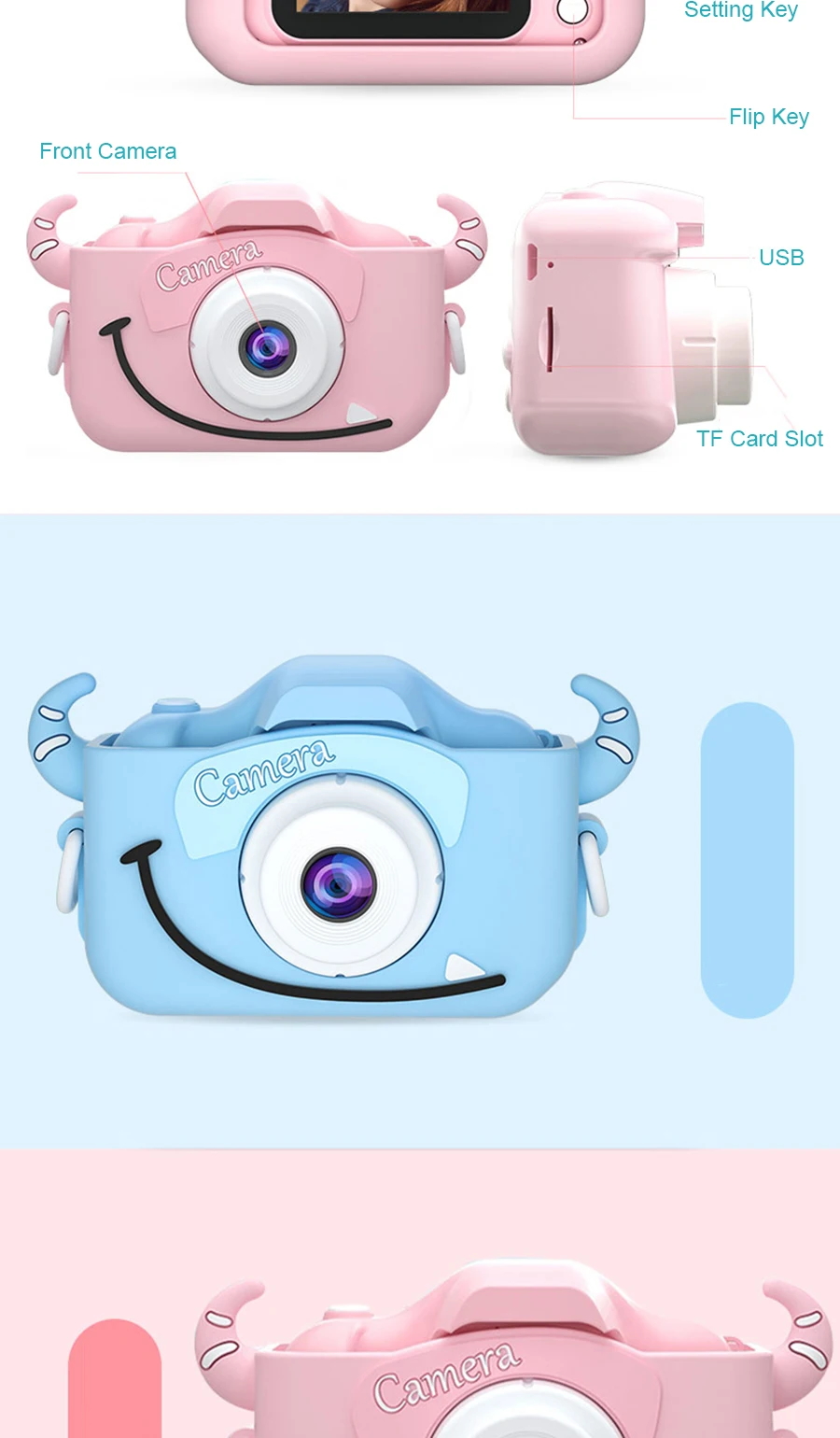 Instanea Camera Children's Videos Kids Camera Digital Photo Girls New Year Boys Camera Children Birthday Gift For Kids best compact digital camera