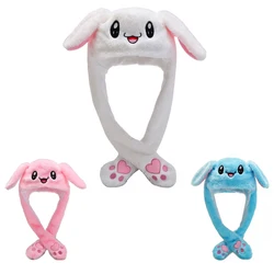 Hot Sale Rabbit Hat Women's Hat Cute Hare Ears Caps Female Bunny Plush Cap Hats For Women Beanie Adult Kids Toys Cartoon Animal
