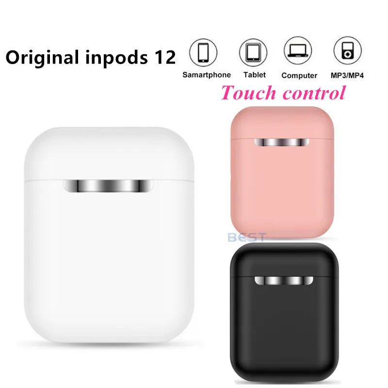 TWS стереонаушники InPods 12 с сенсорной клавишей и поддержкой Bluetooth 5 0|Наушники
