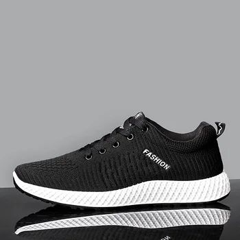 

Running Shoes Light Weight For Men 2019 Spring Autumn Black Comfortable Anti Slip Male Shoes Outdoor Walking Sneakers Men 39-44