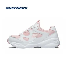 Skechers обувь для бега на платформе D'lites оригинальные женские кроссовки из натуральной кожи женская обувь инструкторов Femme 88888364-WBK