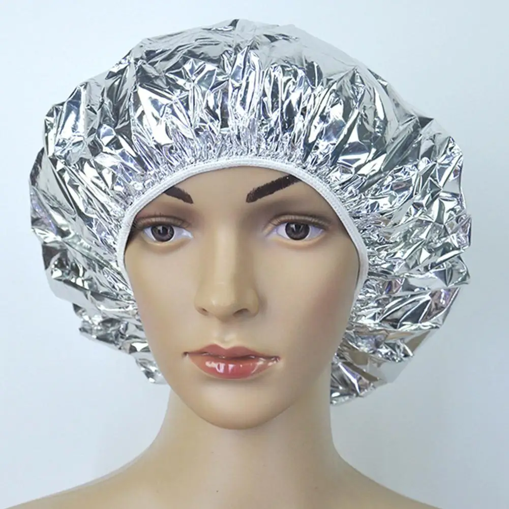 Hair Dyeing Cap Coloring Highlighting Tinting Cover Disposable Tinfoil Elastic Women Dye Waterproof Bath Head | Красота и здоровье