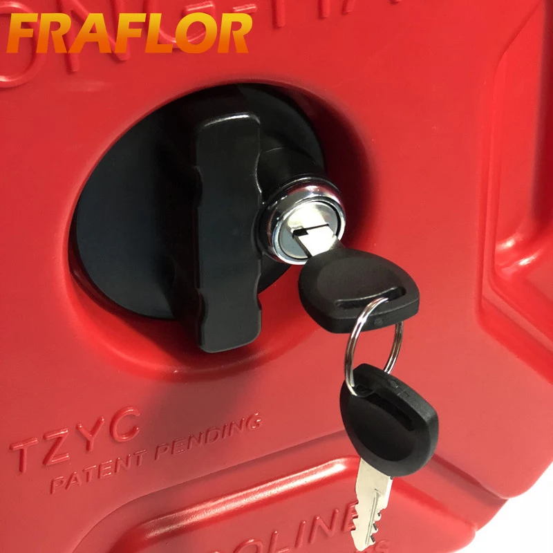 Lock Core for 3L 4L 5L 6L 10L 15L 20L 30L Fuel Tank Lock with 2 Keys Petrol Can Jerry Cans Spare Oil Tanks Bracket Core Key fuel tank lock