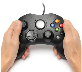 

Black Wired Game Controller Professional Gamepad Joystick Game Handle Joypad Game Control for Microsoft XBOX First Generation FR