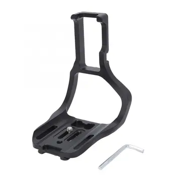 

Aluminium Alloy Vertical L-shape Bracket Quick Release Plate Holder Hand Grip for Canon 5D4 5DIV