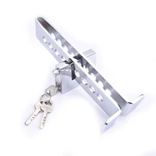 

Car Clutch Lock Universal Auto Brake Pedal Lock Throttle Accelerator Security Steel Stainless Anti-Theft Tool Pedal Lock