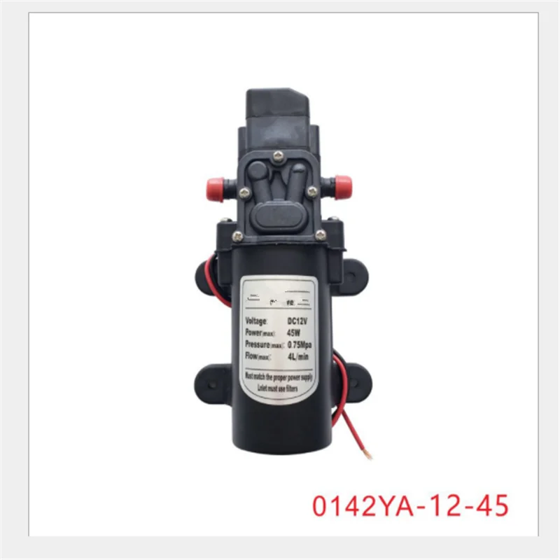 Горячая Высокое качество Быстрая DC 12V 45W 4L/Min 0.75Mpa воды высокого давления мембранный самовсасывающий насос