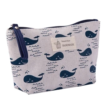 

Multifunctional Durable Fabric Zipper Purse Cartoon Pattern Cosmetic Storage Bag Changes Card Bag For Women Hot