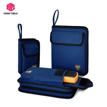 

FGHGF Hard Plate Professional Electricians Tool Bag Multifunctional Storage Organizer Kit Pouch Toolkit Electrician Instrument