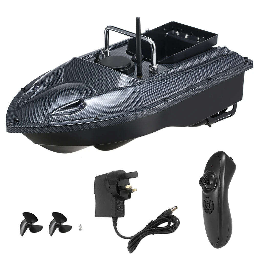 UK Plug Wireless Remote Control Fishing Feeder Smart Fishing Bait Boat Toy RC Fishing Boat 540 Yards Remote Range UK/EU/US Plug - Цвет: UK Plug