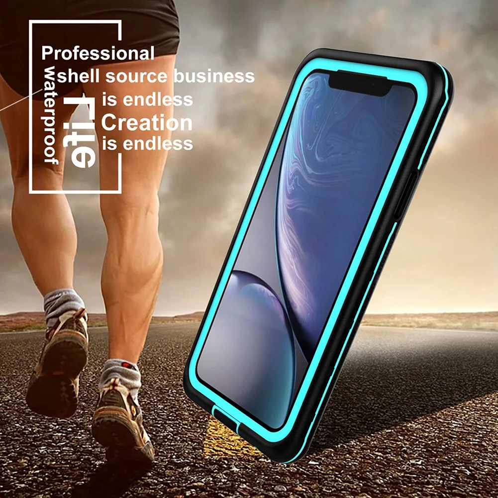 IP68 Водонепроницаемый Прочный чехол для телефона, устойчивый к царапинам, устойчивый к падению, ТПУ, подводный жесткий защитный чехол для плавания для IPhone 11 Pro Max