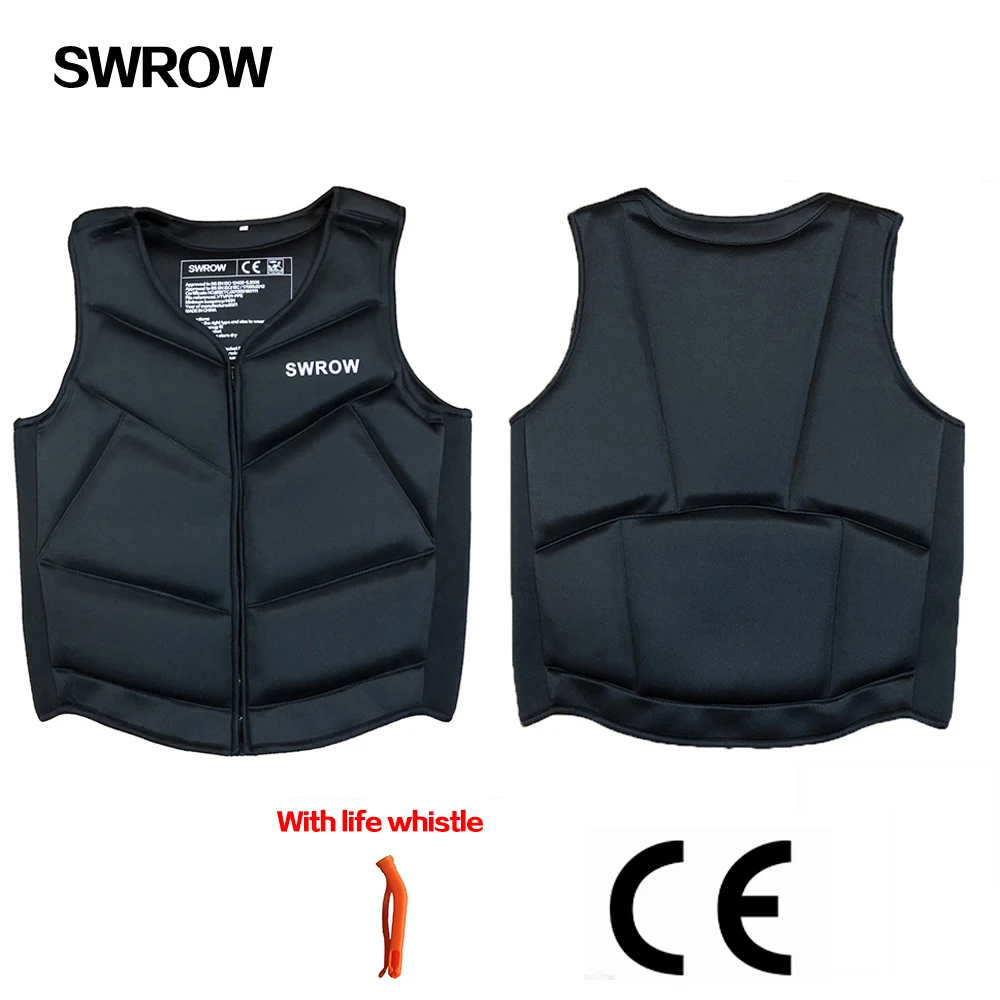 SWROW-Life Jacket for Adults and Children, Fishing Vest, Water Jacket,  Sports Clothes, Swim Skating, Ski, Rescue Boats, Drifting