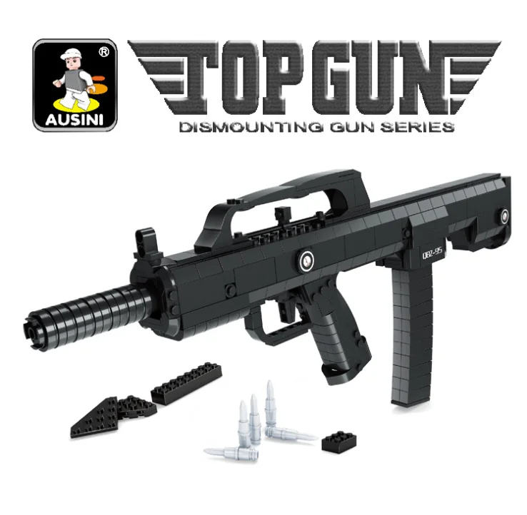 

22805 SWAT GUN Replica Building Blocks Technic Toy Gun Simulation Weapon Sniper Gun Building-Bricks Kits Toys for Children.