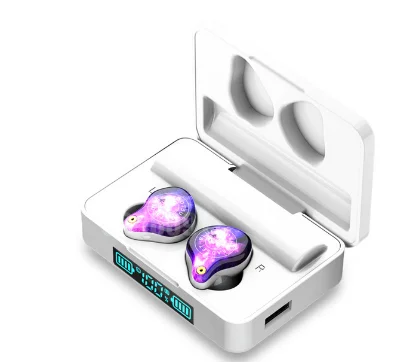 night sky white Беспроводные Bluetooth наушники, водонепроницаемые, с сенсорным управлением, TWS, Bluetooth 5,0, наушники для телефона xiaomi, с 3600 мАч, чехол для зарядки - Цвет: night sky white