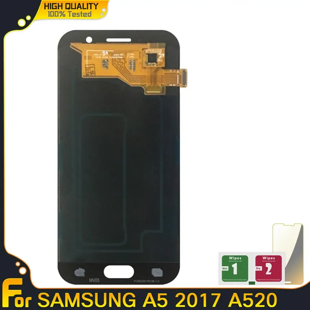 Новинка 100% ЖК-дисплей для Samsung Galaxy A5 2017 A520 A520F A520DS дисплей сенсорный дигитайзер