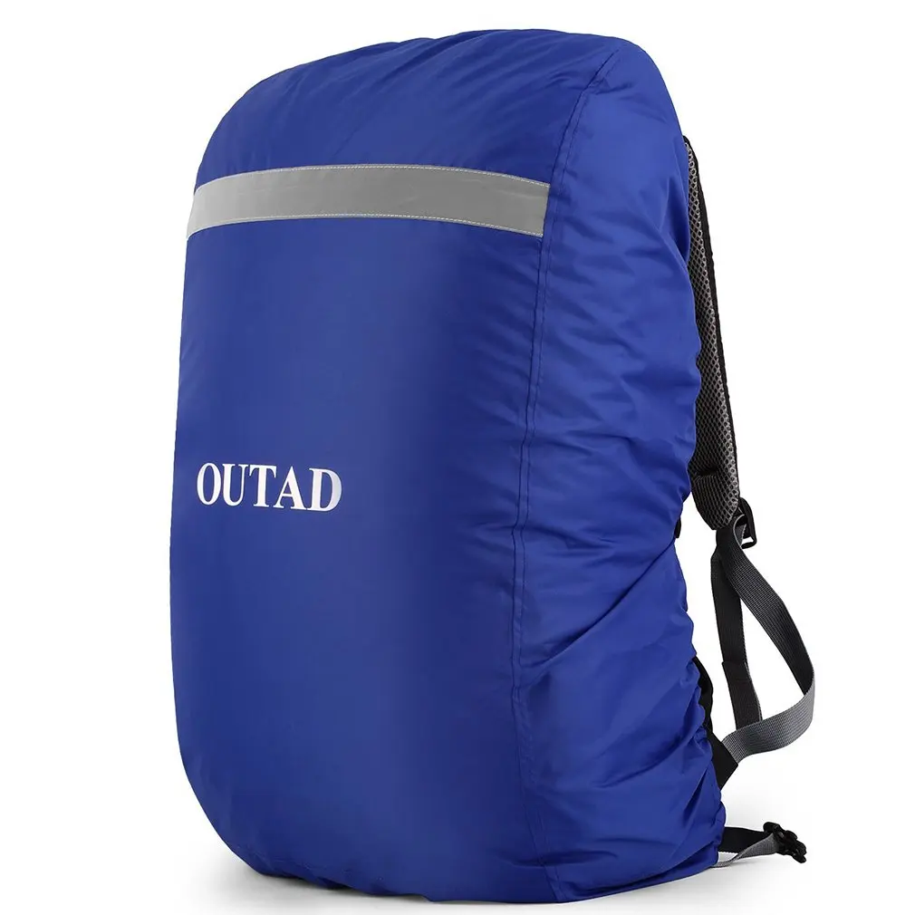 Портативный 300D Водонепроницаемый рюкзак из ткани Оксфорд, дождевик, дорожный дождевик, пылезащитный мешок со светоотражающей полоской, непромокаемый чехол, пылезащитный мешок - Цвет: L