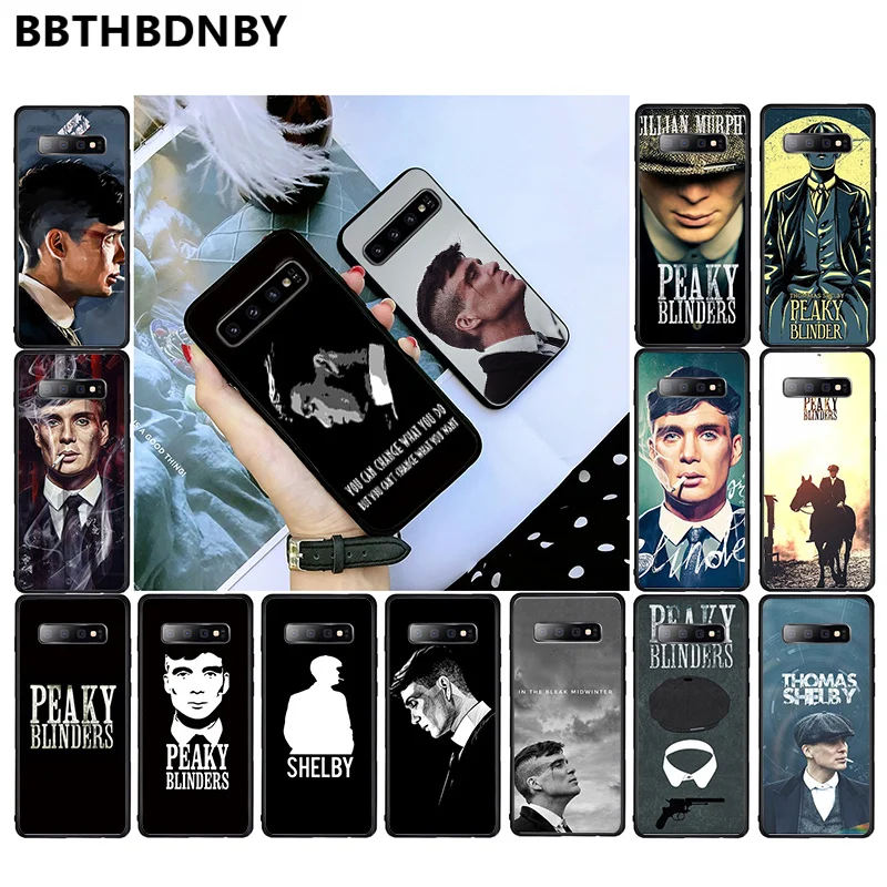 Роскошный мужской чехол для телефона Peaky Blinders с ТВ Tommy Shelby Samsung S6 S7 edge S8 S9 S10 e plus A10 A50