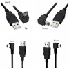 Mini USB B Type 5pin Male UP Down Left Right Angled 90 Degree to USB 2.0 Male Data Cable 0.25m 0.5m 1.8m 5m ► Photo 1/6