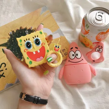 

3D Cute Earphone Case for Airpods 2 Case Anime Baby Silicone Duck Headphone Protector Cover for Apple Airpods 1 For Earpods Case