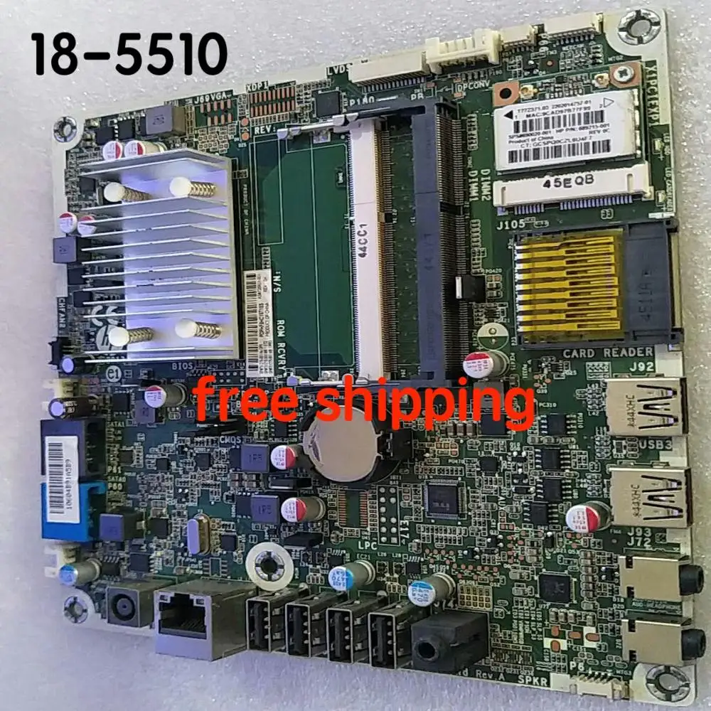 

7512275-001 for HP 18-5510 motherboard 728601-001 768784-001 751275-501 Mainboard 100%tested fully work