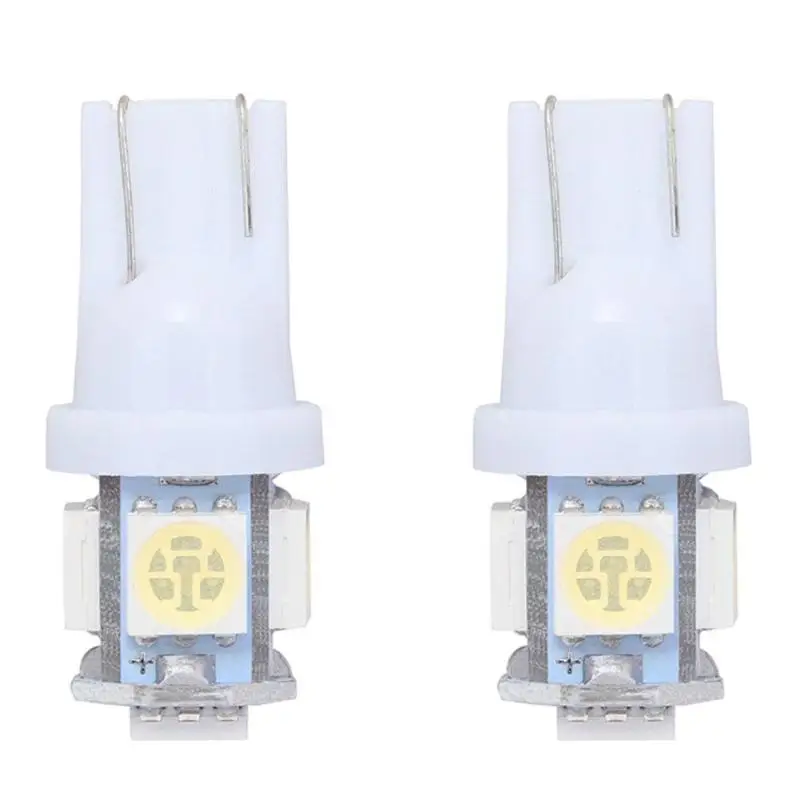 12V светодиодный лампы 5 SMD T10 W5W 194 для Автомобильный клиновидный Фонарь |
