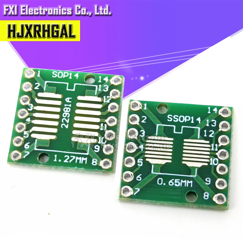 10 шт. TSSOP14 SSOP14 SOP14 к DIP14 передачи доска DIP контактный шаг адаптер igmopnrq|adapter dip|adapter