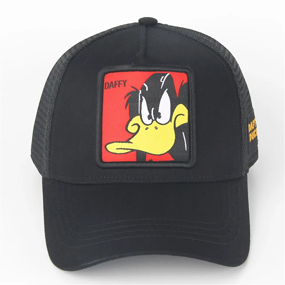black DAFFY Новая брендовая Кепка с рисунком Микки Мауса, хлопковая бейсболка для мужчин и женщин в стиле хип-хоп, сетчатая Кепка для папы, кепка для грузовика, гоночная Кепка - Цвет: black DAFFY