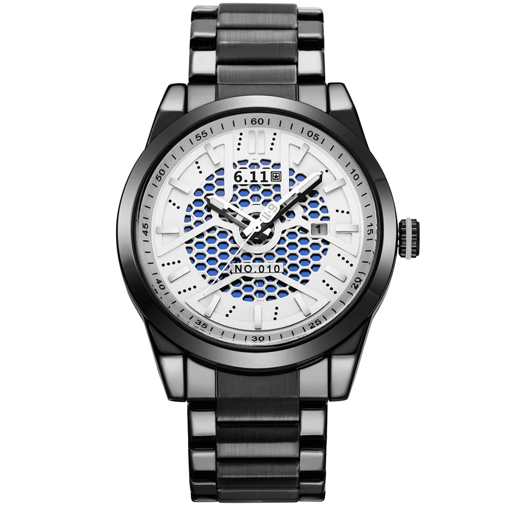 Новые 6,11 Брендовые Часы мужские солнечные кварцевые часы мужские Фотоэлектрические часы с календарем и кинетической энергией мужские часы reloj