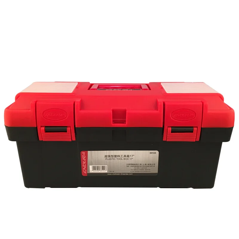

Endura (Endura) Industrial Enhanced Fight Double Layer Plastic Toolbox Parts Box Fine Art Storage Box