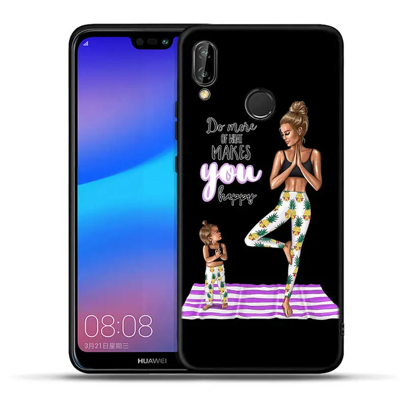 Для huawei Mate10 20 Lite Pro P9 P10 P20 P8 Lite P20 P30 Pro P Smart модный семейный супер мама и папа мальчик девочка чехол для телефона