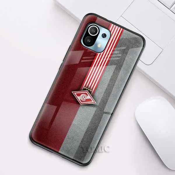 Russian Spartak Moscow Football Glass Case for Xiaomi Redmi Note 9S 8 K40 Mi 11 Poco X3 NFC 9 8T 9T 10T Pro 10 Lite Phone Cover T10