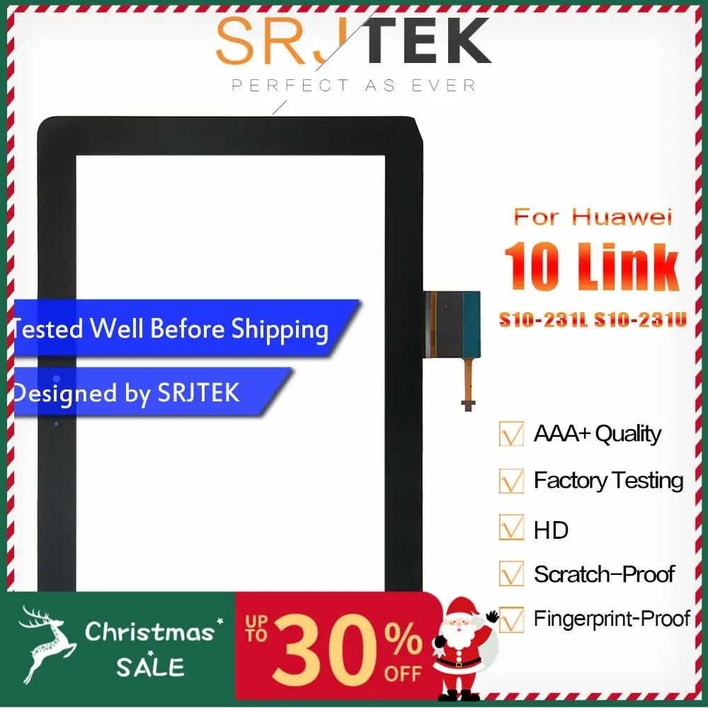 Srjtek для HUAWEI MediaPad 10 Link S10-231L S10-231U черный сенсорный экран панель дигитайзер сенсор стекло Ремонт Замена
