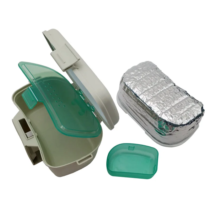 

Insulated Live Bait Box Plastic Insulated Bloodworm Earthworm Box Waist Hanging Carry-on Waist Box Lure Rock Fishing Bait Box