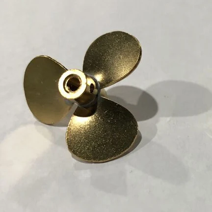 1PC RC Simulation Boat Model Brass Propeller Dia 30mm 3-blade Paddle Aperture M3 Soldering Positive Reverse Mini Props DIY Parts