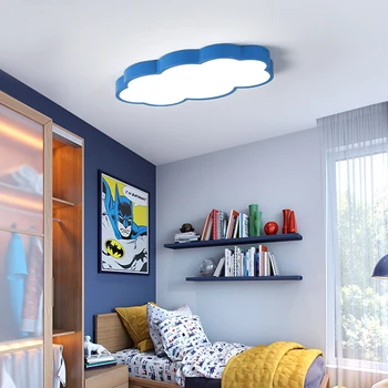 

Luminaire Cloud Kids Room Lighting Children Ceiling Lamps Baby Ceiling Light Iron Led Ceiling Light with Yellow Blue Red White