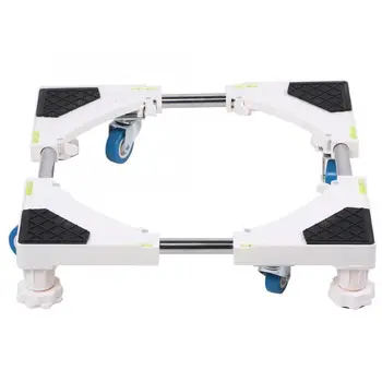 

4 Feet with 4 Universal Wheels Washing Machine Base Stand Holder for Automatic Washing Machine