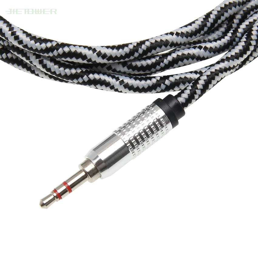 30pcs Thick Python Crocodile Pattern Snake Skin Audio Cable Extension Hi Fi Stereo Headphone 3 5 Jack Cables for MP3 Player Car
