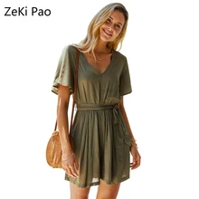 Women's Jumpsuit Summer Fashion Women's Short Sleeve Ruffle Jumpsuit Solid Color Elastic Belt Jumpsuit Jumpsuit Women Elegant Women's Jumpsuit Summer Fashion Women's Short Sleeve Ruffle Jumpsuit Solid Color Elastic Belt Jumpsuit Jumpsuit Women Elegant