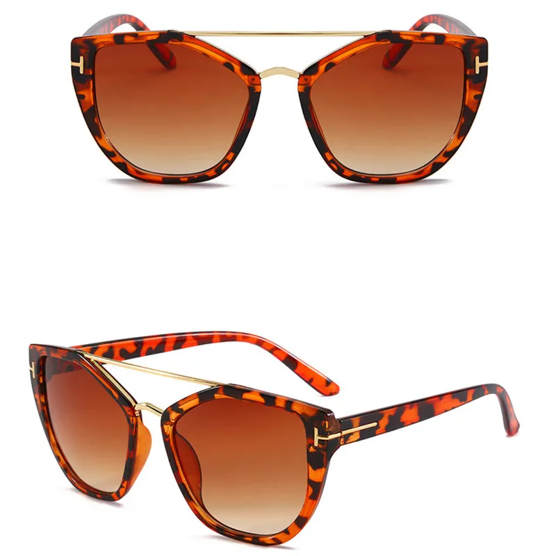 Металлические очки, солнцезащитные очки для женщин, Винтажные Солнцезащитные очки, дамские оттенки, модные очки панка, популярные трендовые очки, UV400 - Цвет линз: 4