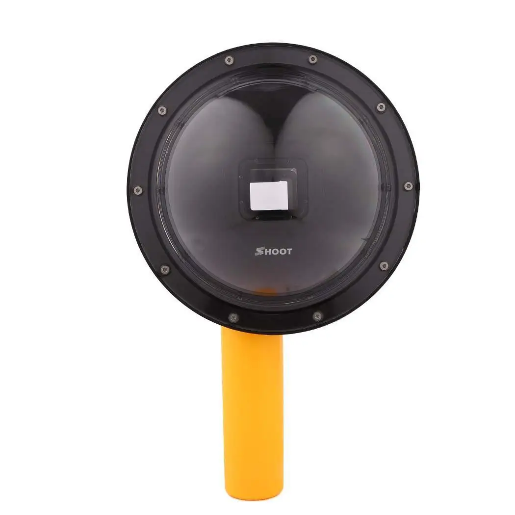 

Waterproof Dome Port Cover Lens Diving Case for GoPro Hero 5 6 Waterproof Dome Black Go Pro Accessories For Underwear Yellow