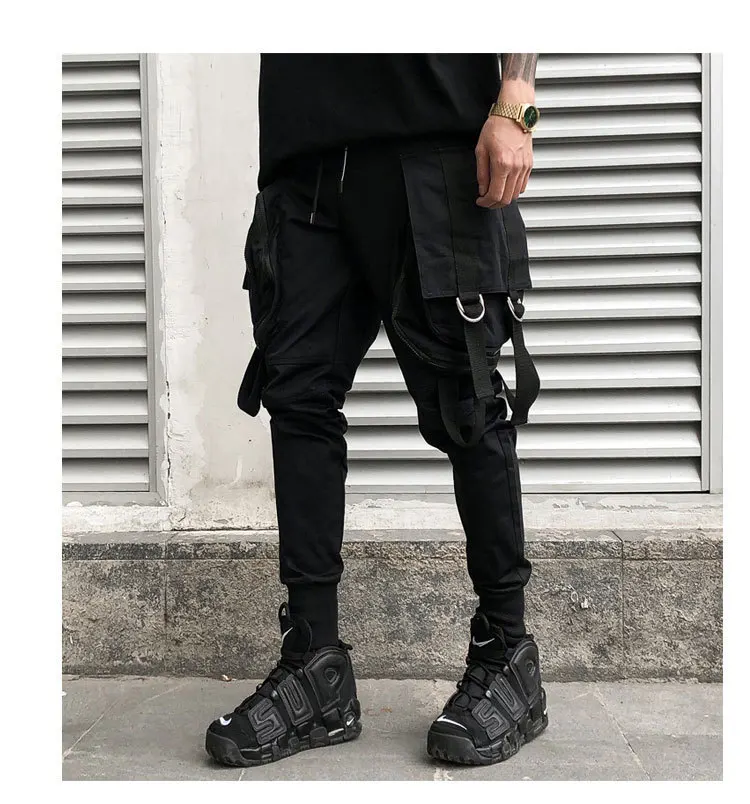 

2019 Fashion New Style MEN'S Overalls Youth Harem Pants Skinny Tapered Pants Europe And America Casual Sports Pants K553