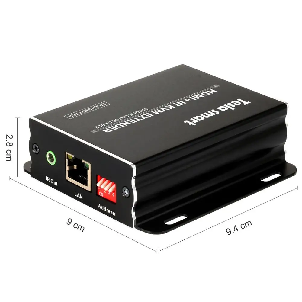 KVM удлинитель 120 м HDMI удлинитель IR HDMI KVM удлинитель CAT5e/6 TCP/IP Full HD Поддержка 3D, HDCP, EDID(один Отправитель+ один приемник